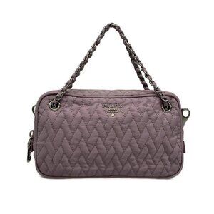 Auth PRADA Lampone (Purple) Nylon Handbag